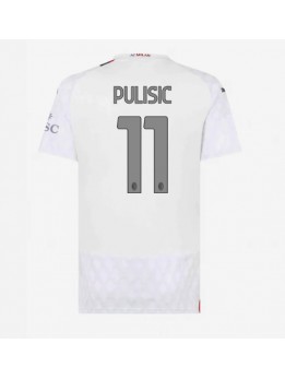 AC Milan Christian Pulisic #11 Auswärtstrikot für Frauen 2023-24 Kurzarm